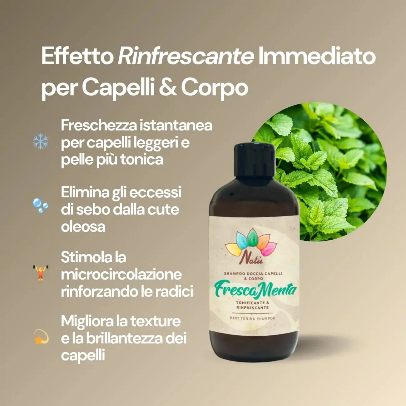 FRESCA MENTA - Shampoo Rinfrescante Capelli Corpo