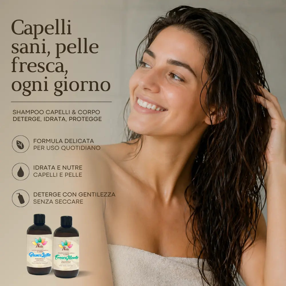 FRESCA MENTA - Shampoo Rinfrescante Capelli Corpo