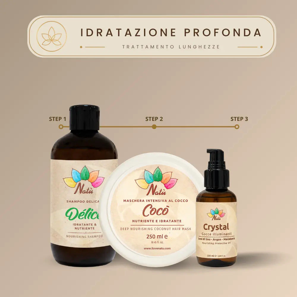 Nourish & Grow Kit | Routine Completa per Capelli Secchi che non crescono