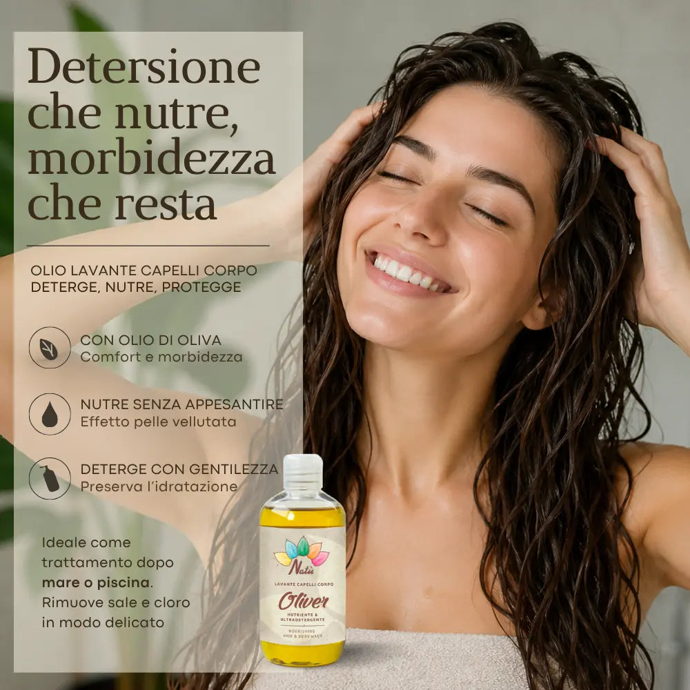 OLIVER - Olio Lavante Capelli Corpo all'Olio di Oliva