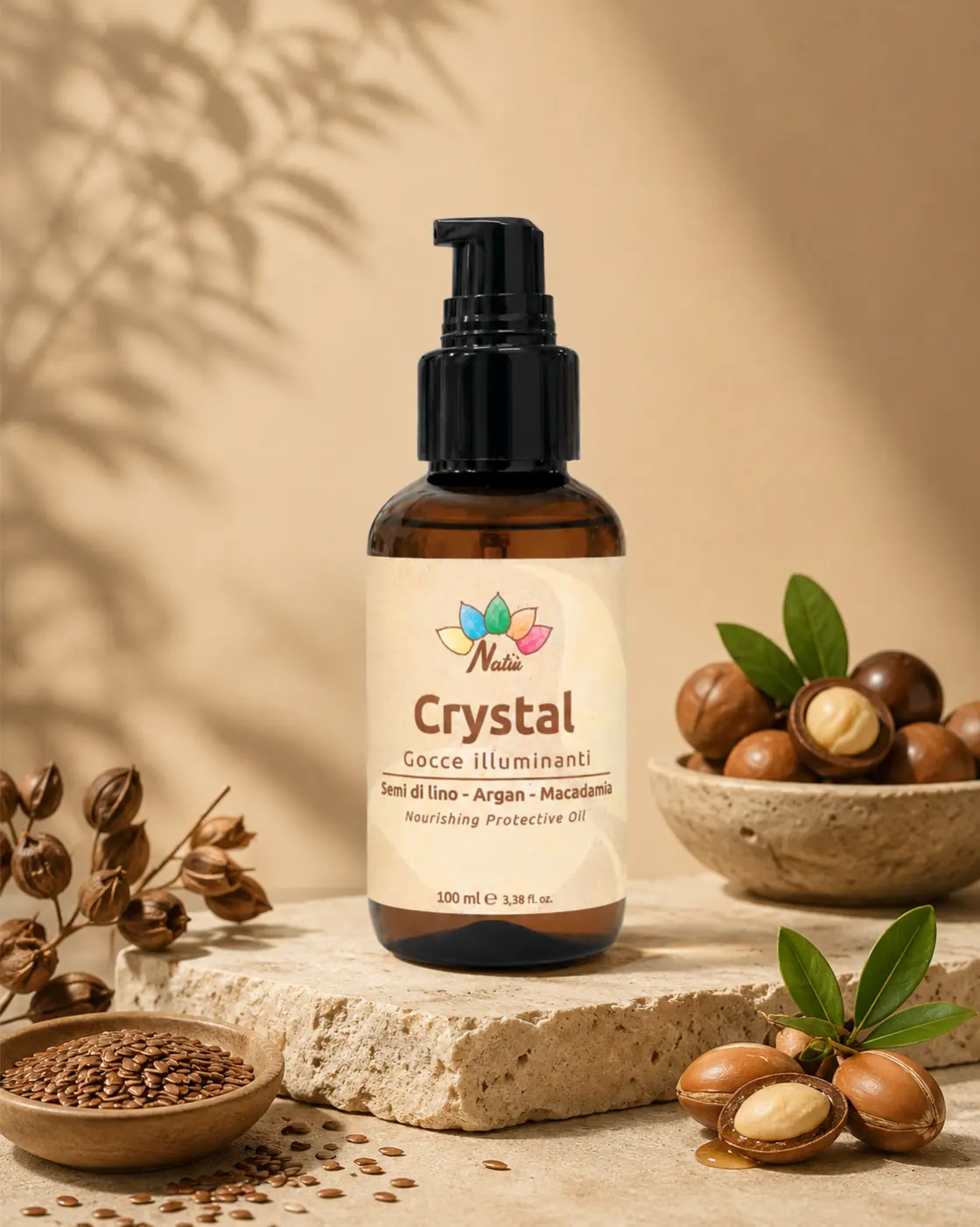 CRYSTAL – Cristalli Liquidi Illuminanti Argan e Lino