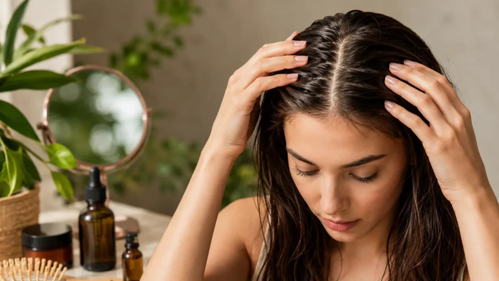 come riconoscere e trattare la cute grassa e capelli che si sporcano in fretta. I migliori prodotti naturali per cute grassa
