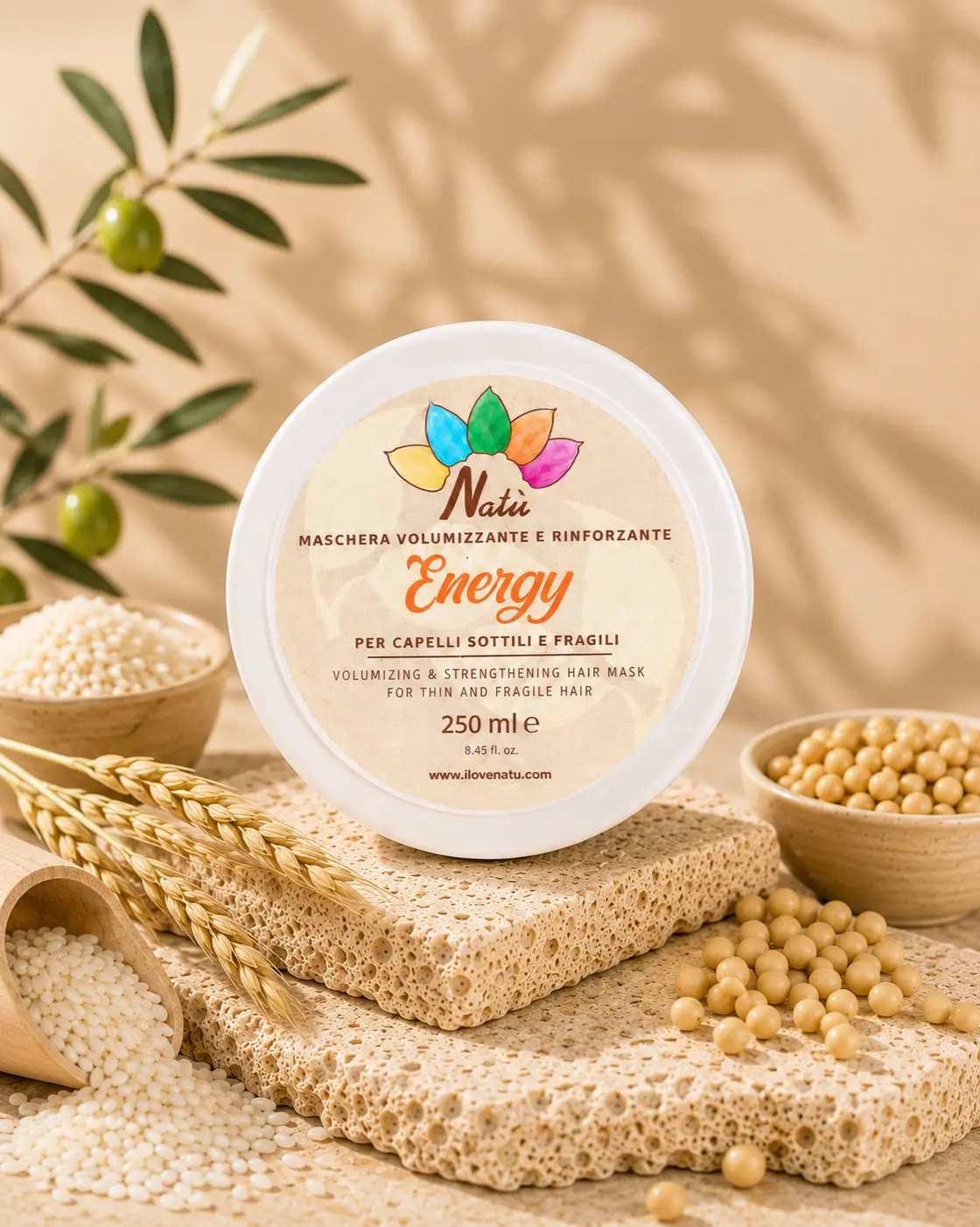 ENERGY – Maschera Volumizzante Capelli Fini e Piatti