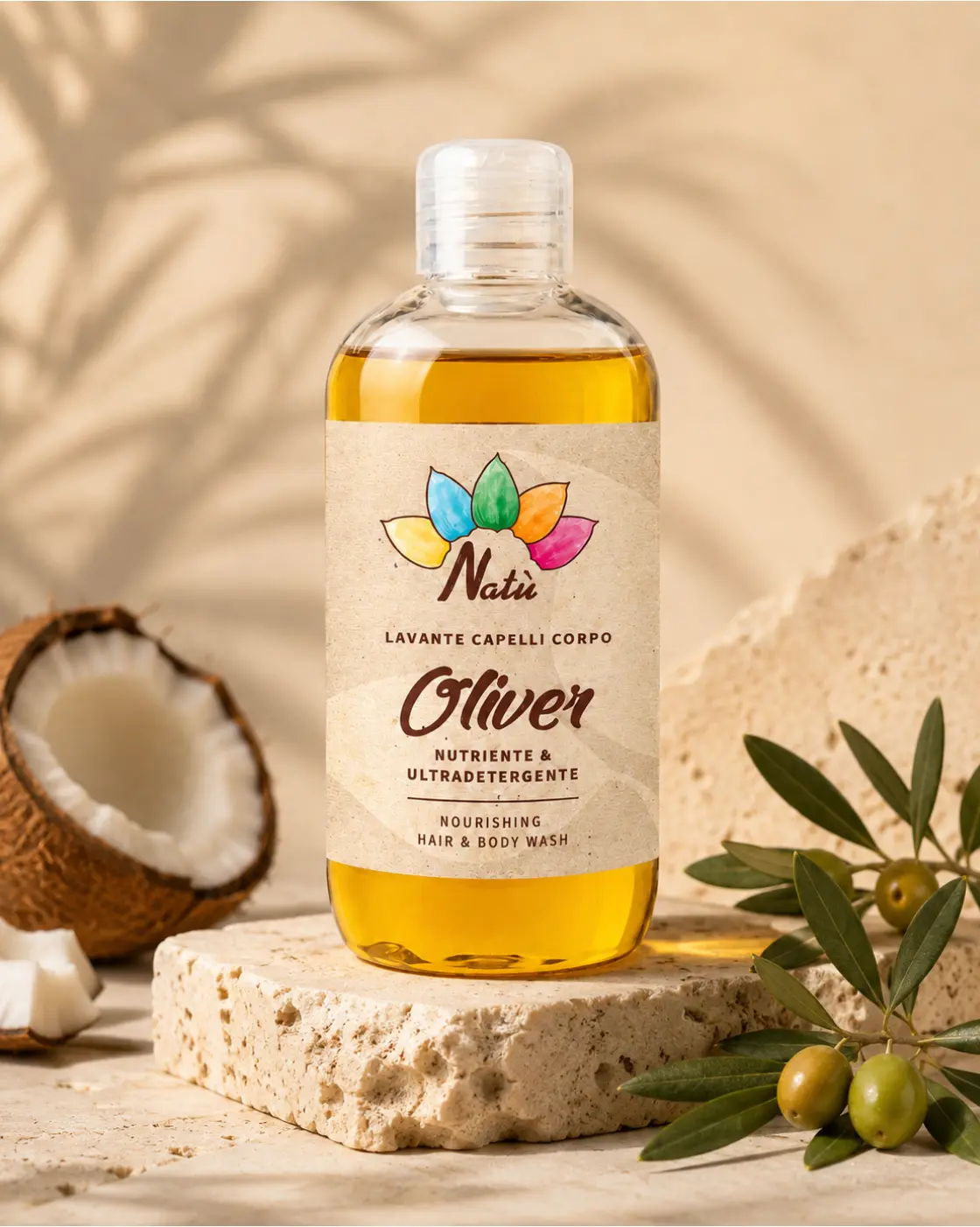 OLIVER – Olio Lavante Capelli Corpo Olio d’Oliva Nutriente