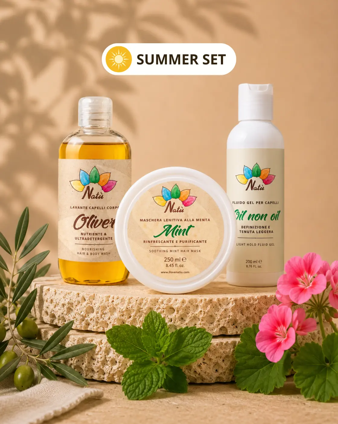 Sun Repair Kit – Routine Completa Capelli Crespi e Secchi