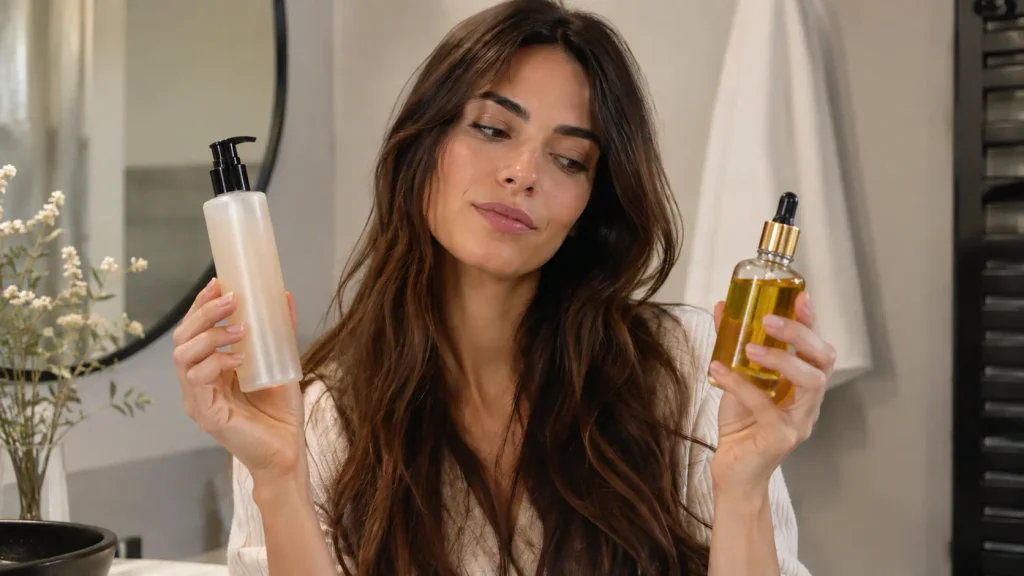 olio non olio come si usa sui capelli e perchè è diverso da un olio normale