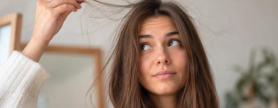 Capelli elettrici: rimedi contro l’elettricità statica, capelli statici e capelli che si sollevano, con consigli per ridurre crespo, effetto elettrostatico e attrito e mantenere le lunghezze morbide, disciplinate e facili da gestire.