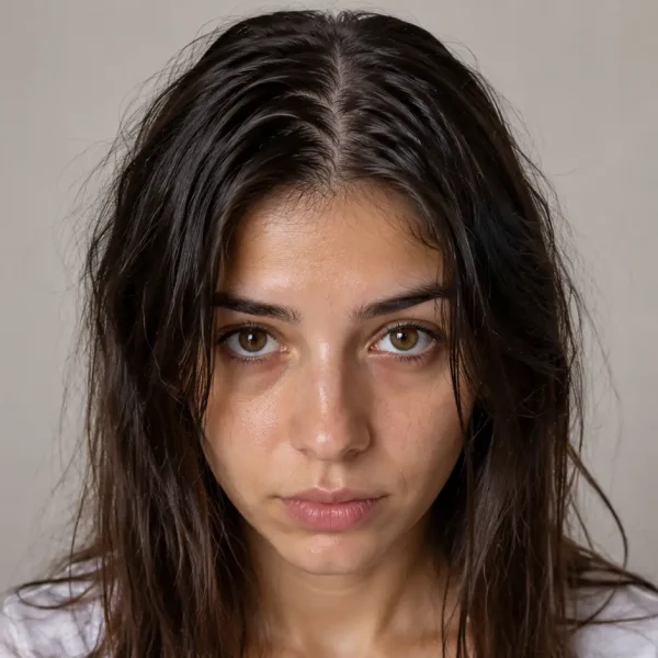 capelli unti dopo un giorno donna con cute grassa e radici oleose