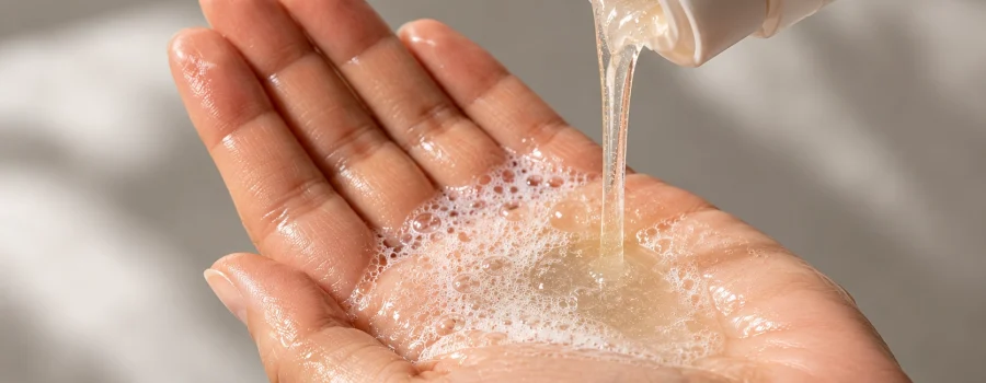 Come scegliere uno shampoo per uso frequente valutando tensioattivi, ingredienti detergenti e condizionanti, delicatezza sulla cute, rimozione del sebo e delle impurità e pettinabilità dei capelli.