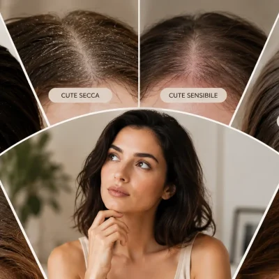 che tipo di cute hai e come riconoscere sebo forfora e cute grassa. Routine completa naturale per capelli grassi e forfora